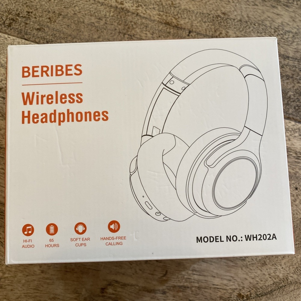 BERIBES Bluetooth Headphones Over Ear, 65H Playtime and 6 EQ Music Modes Wireles